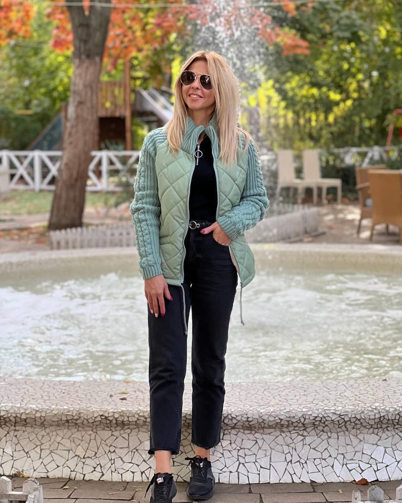 Nora | Patchwork Neuletakki Naisille