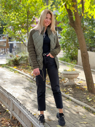 Nora | Patchwork Neuletakki Naisille